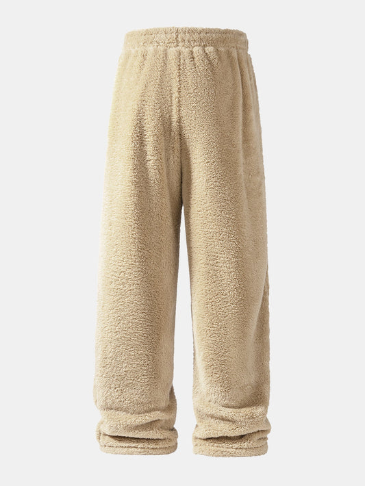 Plush Straight Leg Trousers
