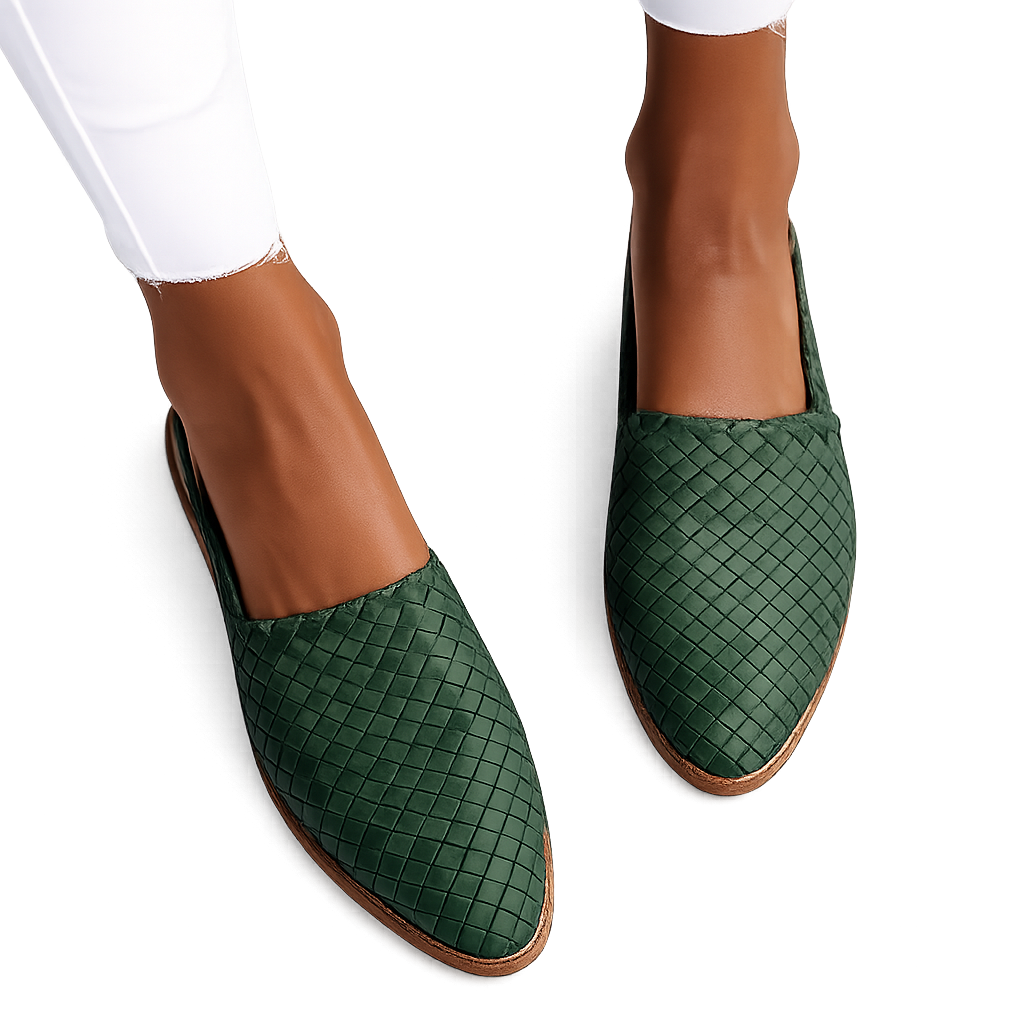 Bexley Woven Slingback Loafers