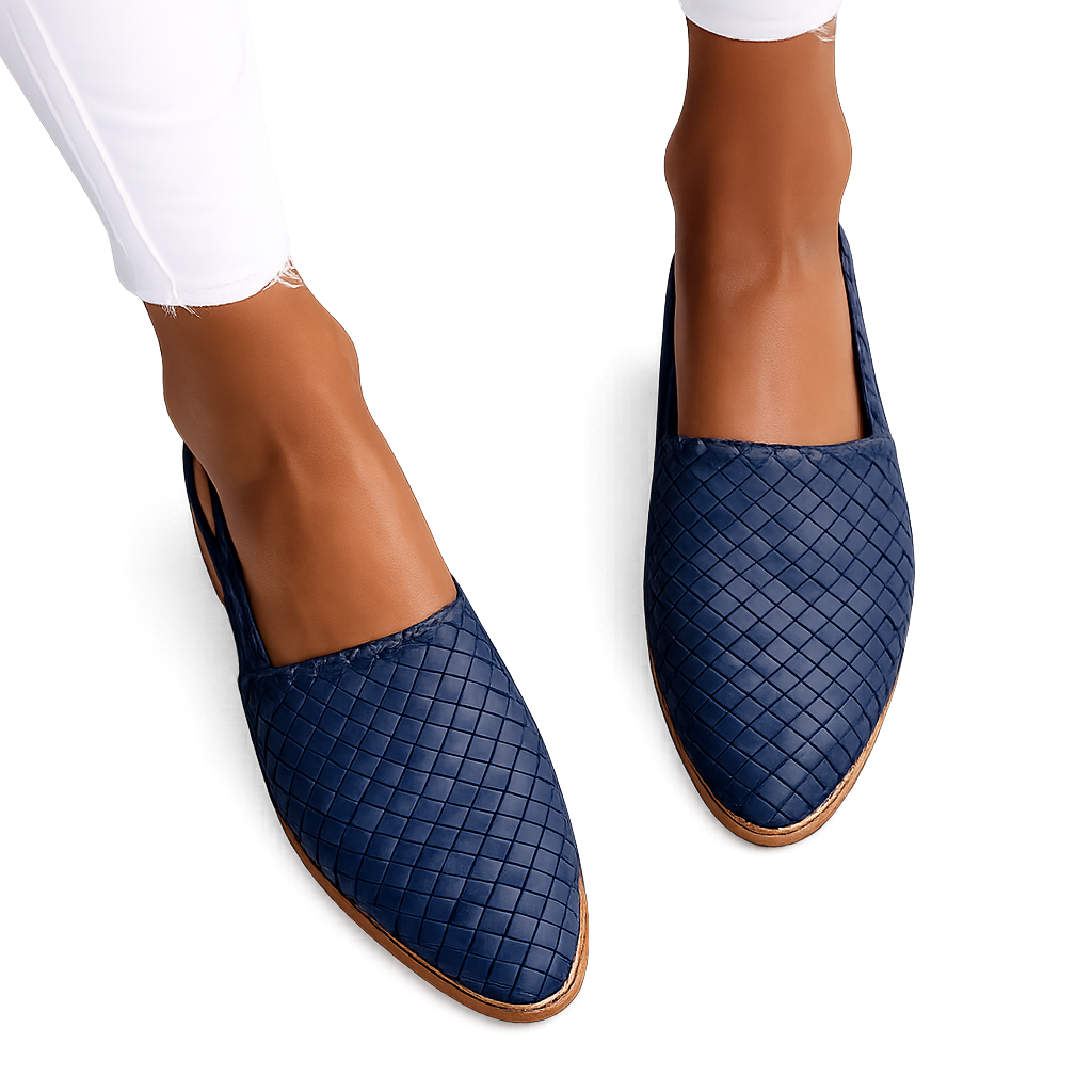 Bexley Woven Slingback Loafers