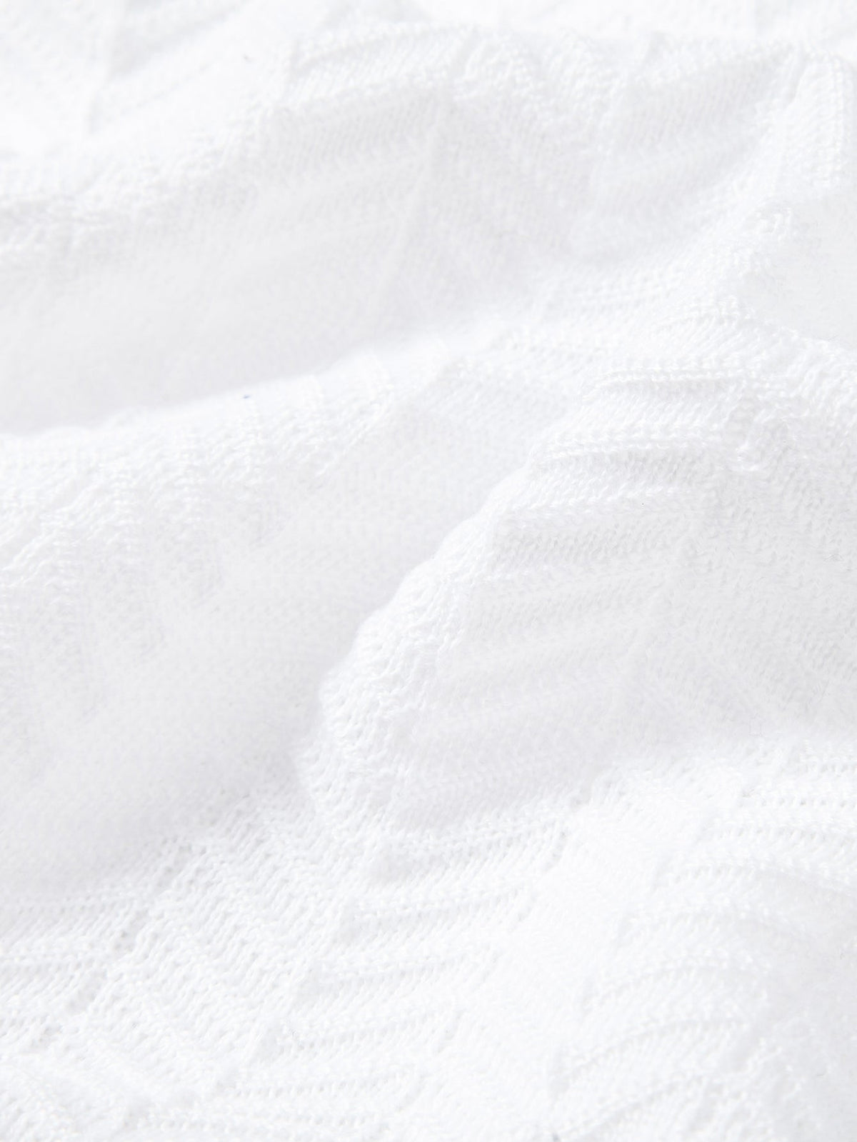 Contrast Jacquard Textured V-Neck Knit Polo