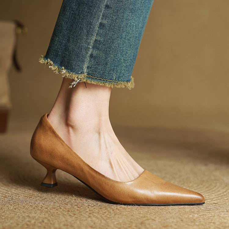 Hartley Leather Heels