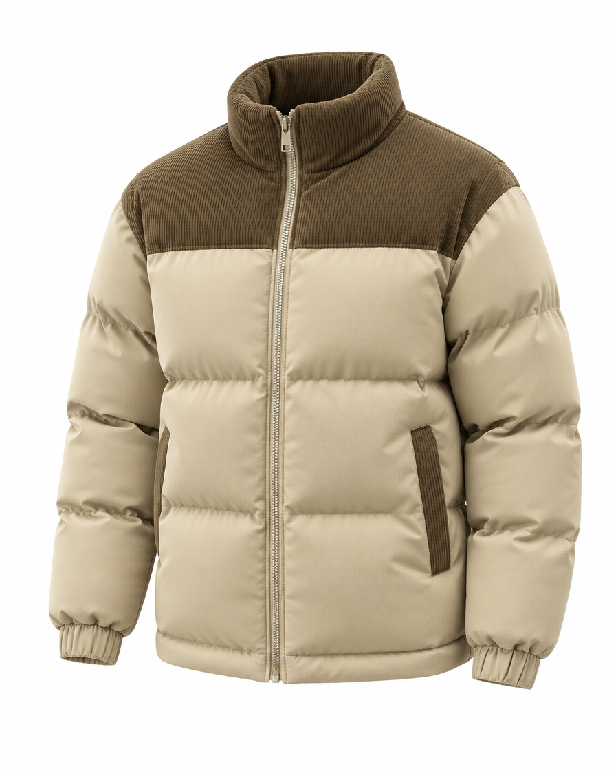 Harlow puffer khaki without hood