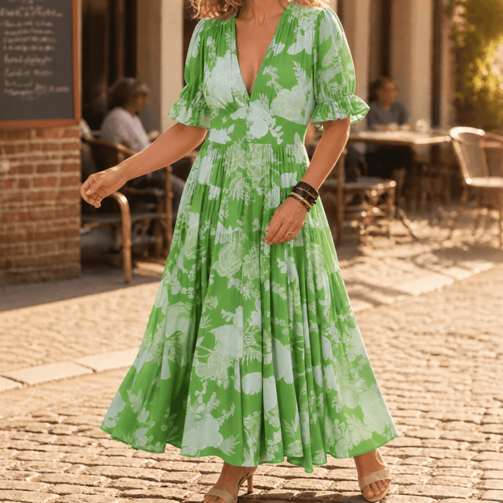 Wren Floral Flowing Maxi Dress
