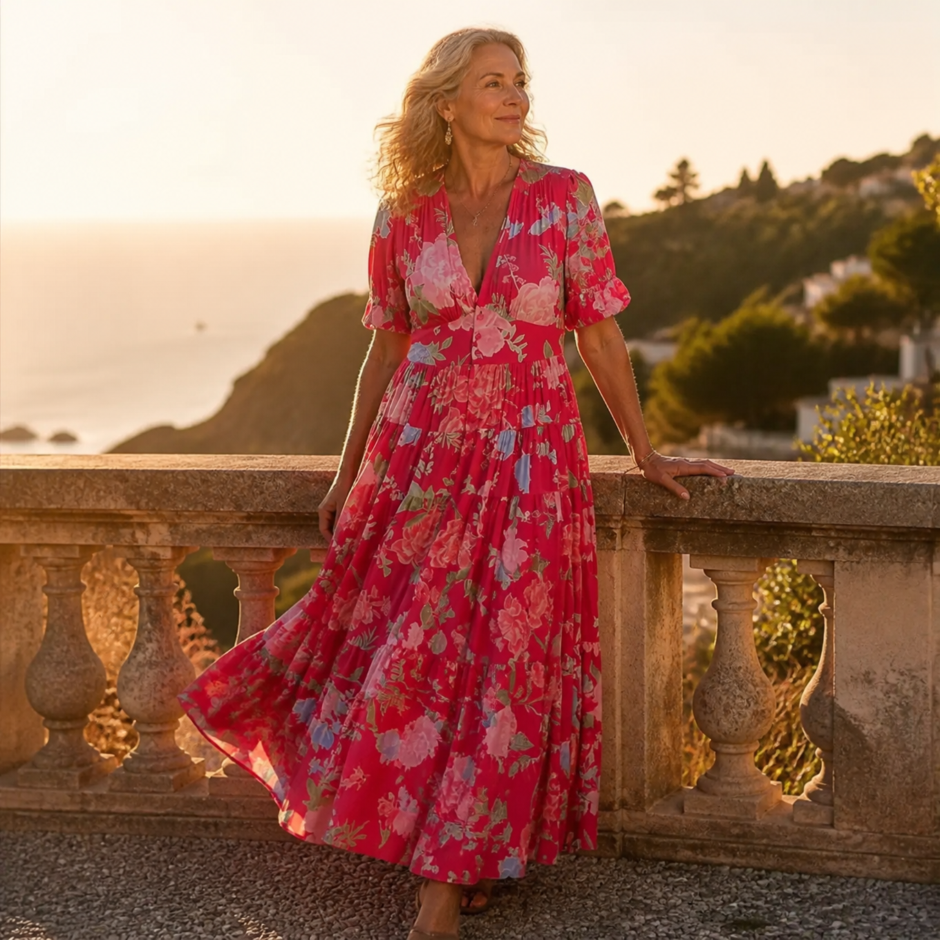 Wren Floral Flowing Maxi Dress