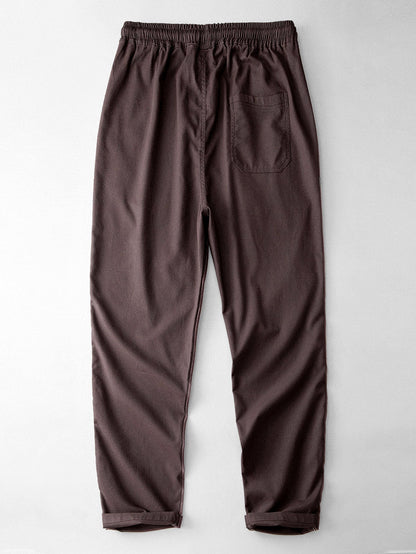 Calça de Linho com Perna Reta