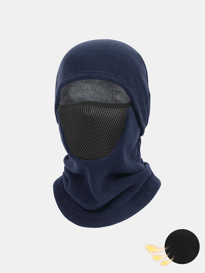 Windproof Wool Balaclava with Breathable Mesh Panel