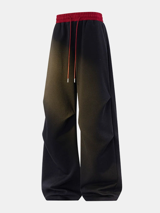 Contrast Wide Leg Sweatpants