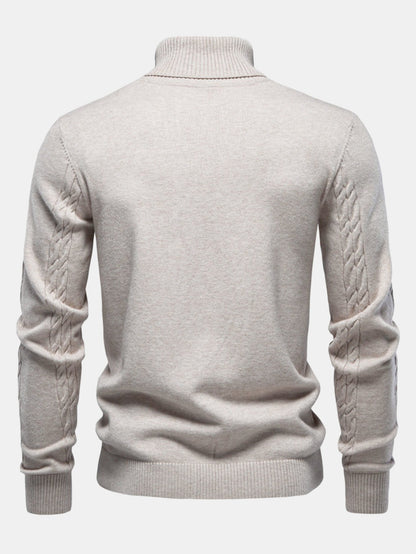 Cable Knit Turtleneck Jumper