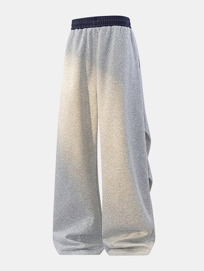 Contrast Wide Leg Sweatpants