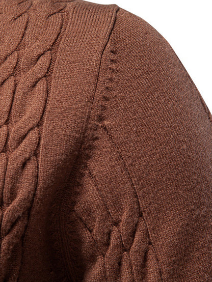 Cable Knit Turtleneck Jumper