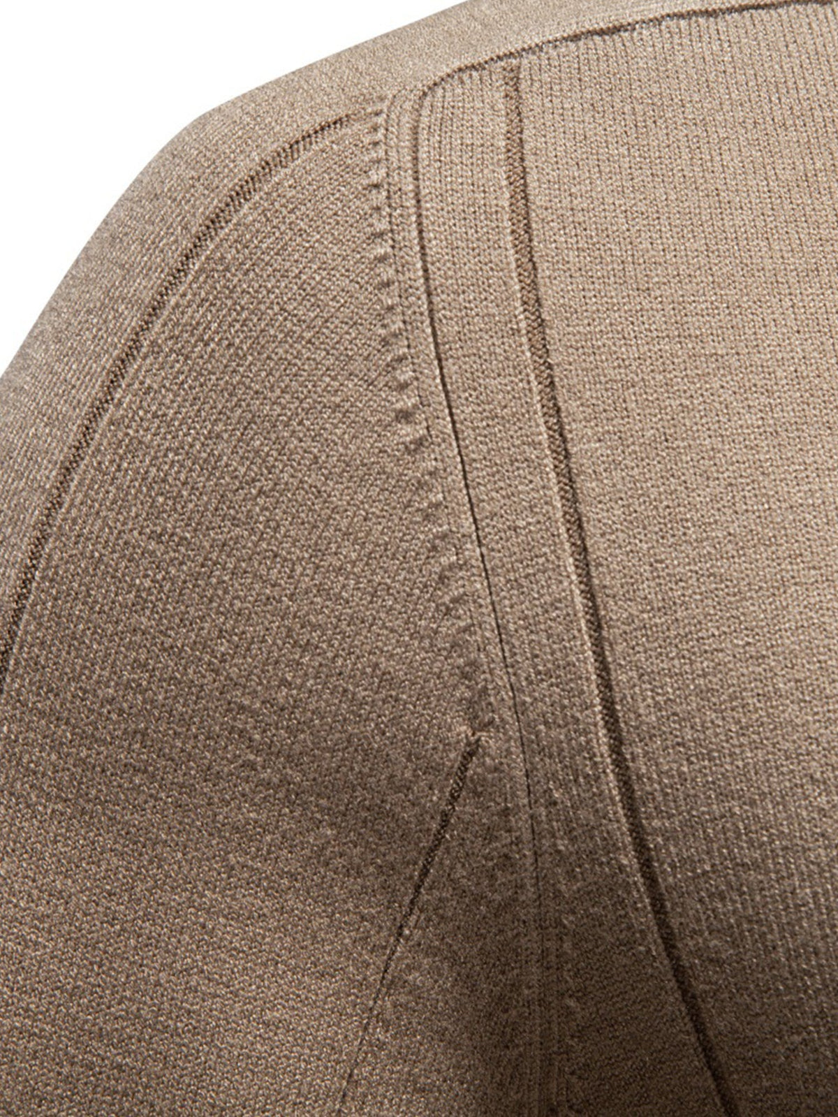 Vertical Ribbed Turtleneck Jumper