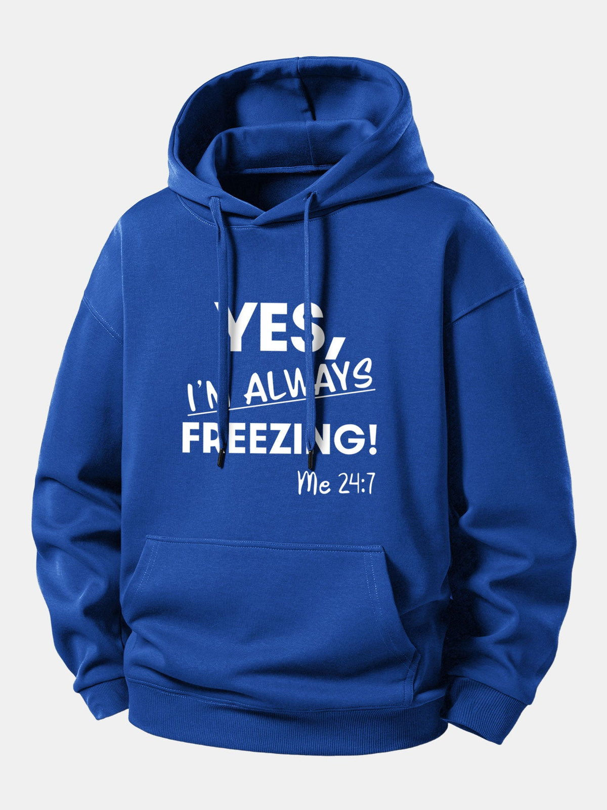 "Yes, I'm Always Freezing" Relaxed Hoodie