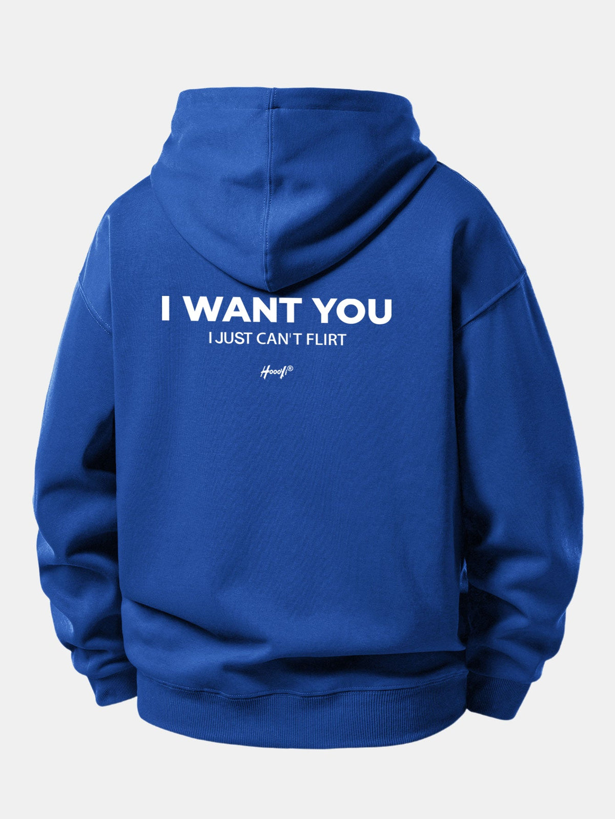Moletom com capuz e caimento confortável com estampa “I Want You Back”