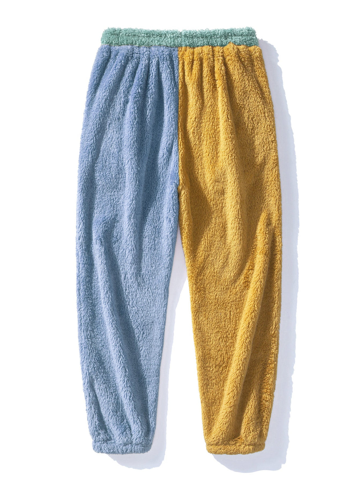 Colour Block Plush Joggers