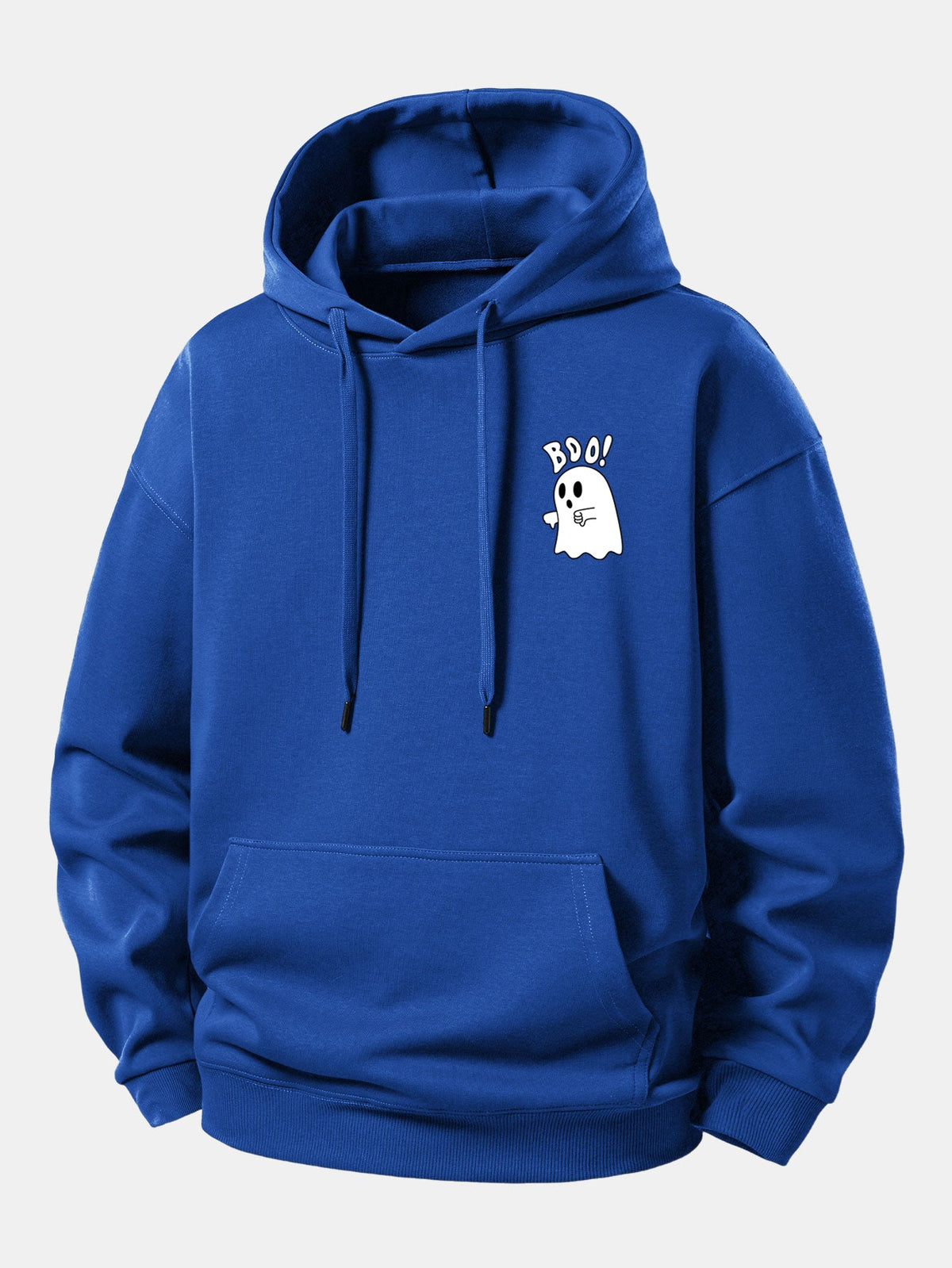 BOO Ghost Print Oversized Hoodie