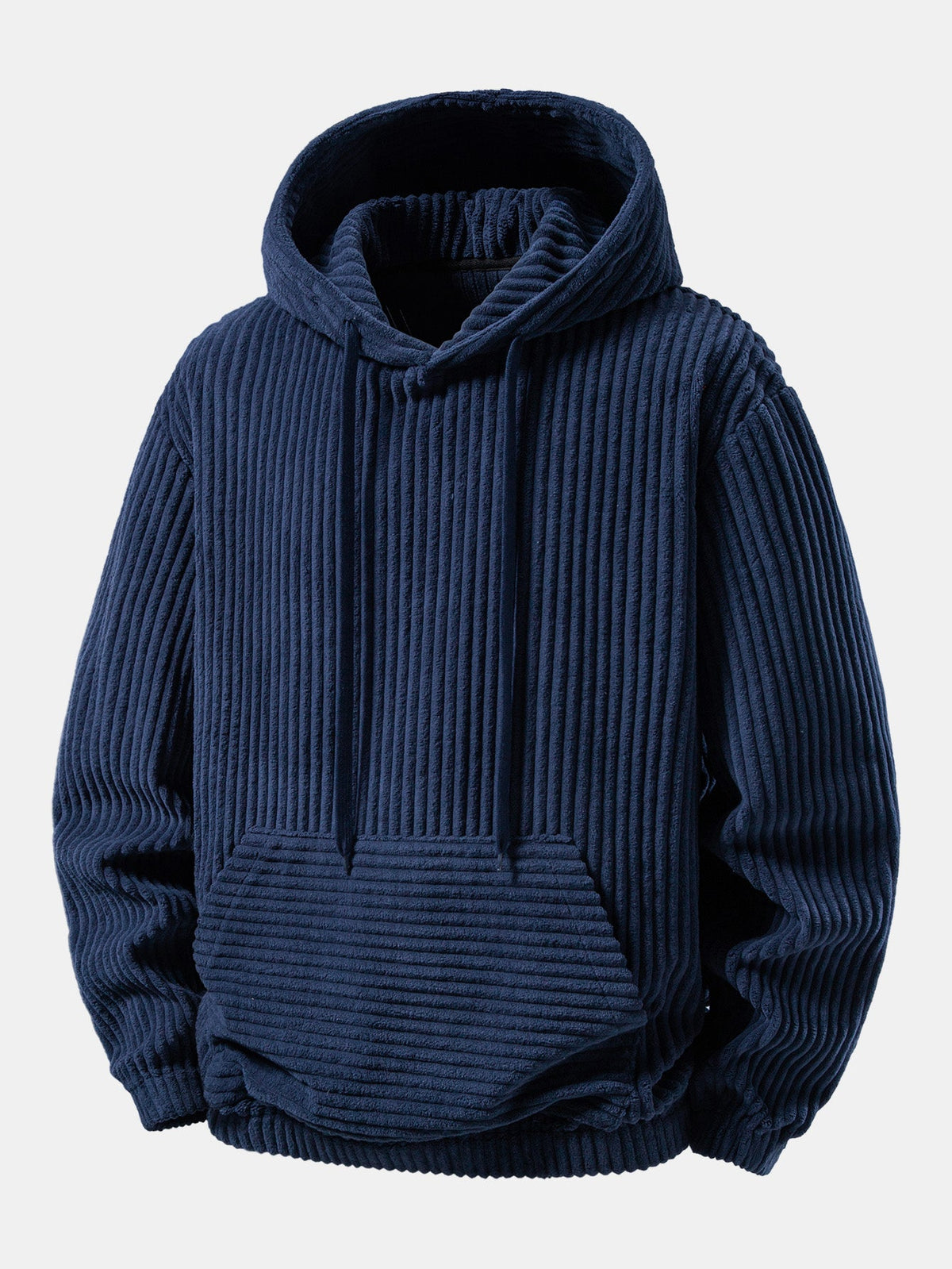 Ribbed Corduroy Relaxed Hoodie
