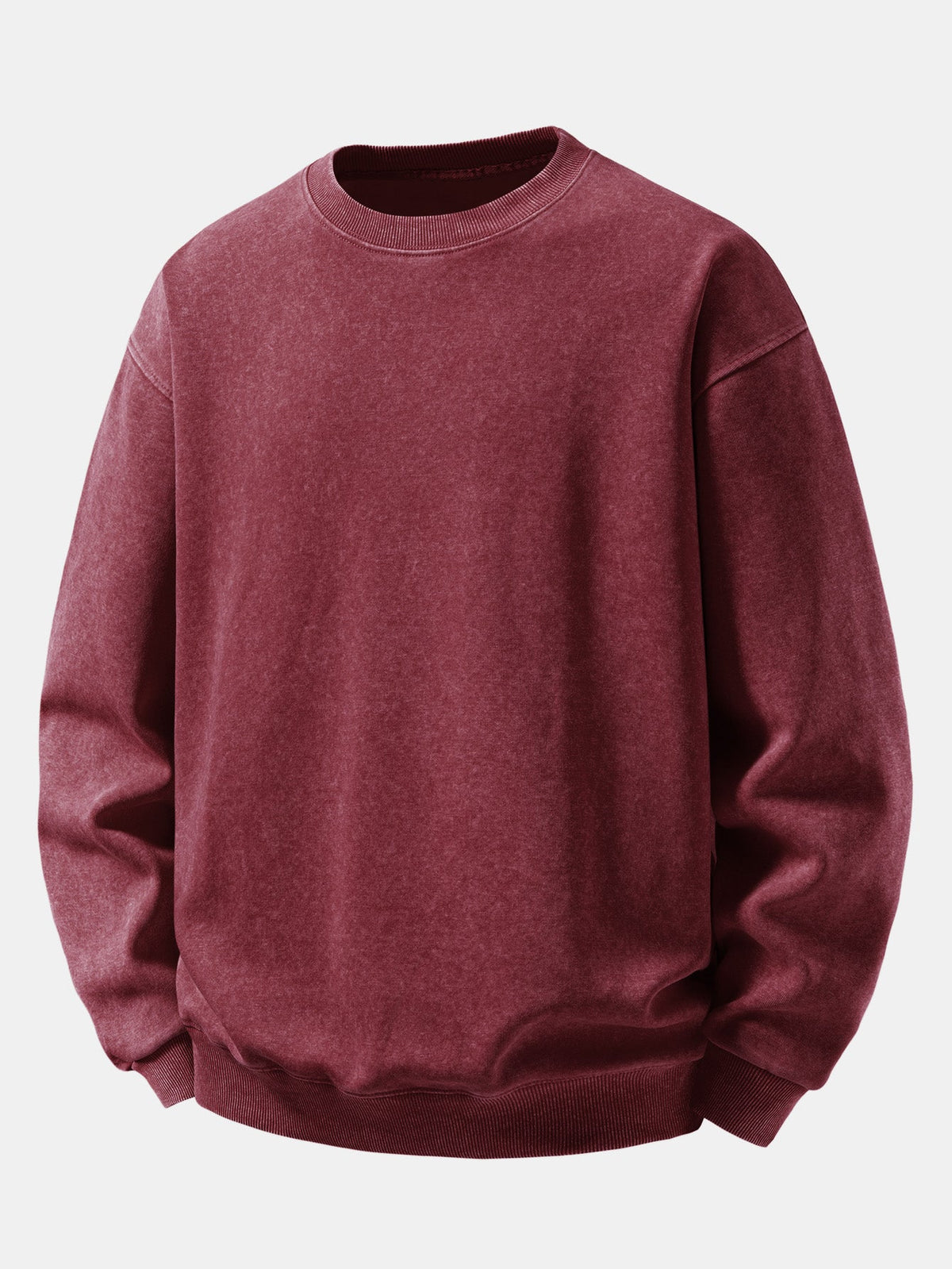 Washed Distressed Relaxed Sweatshirt