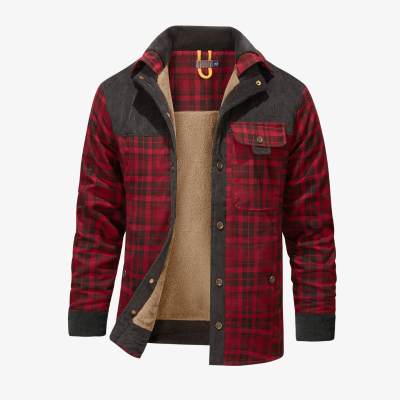 The Braemar Sherpa-Lined Overshirt