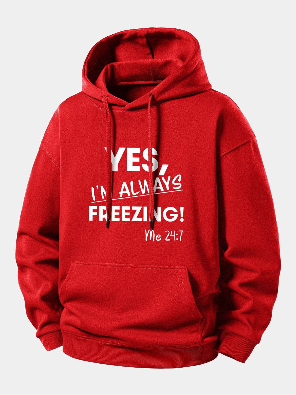 "Yes, I'm Always Freezing" Relaxed Hoodie