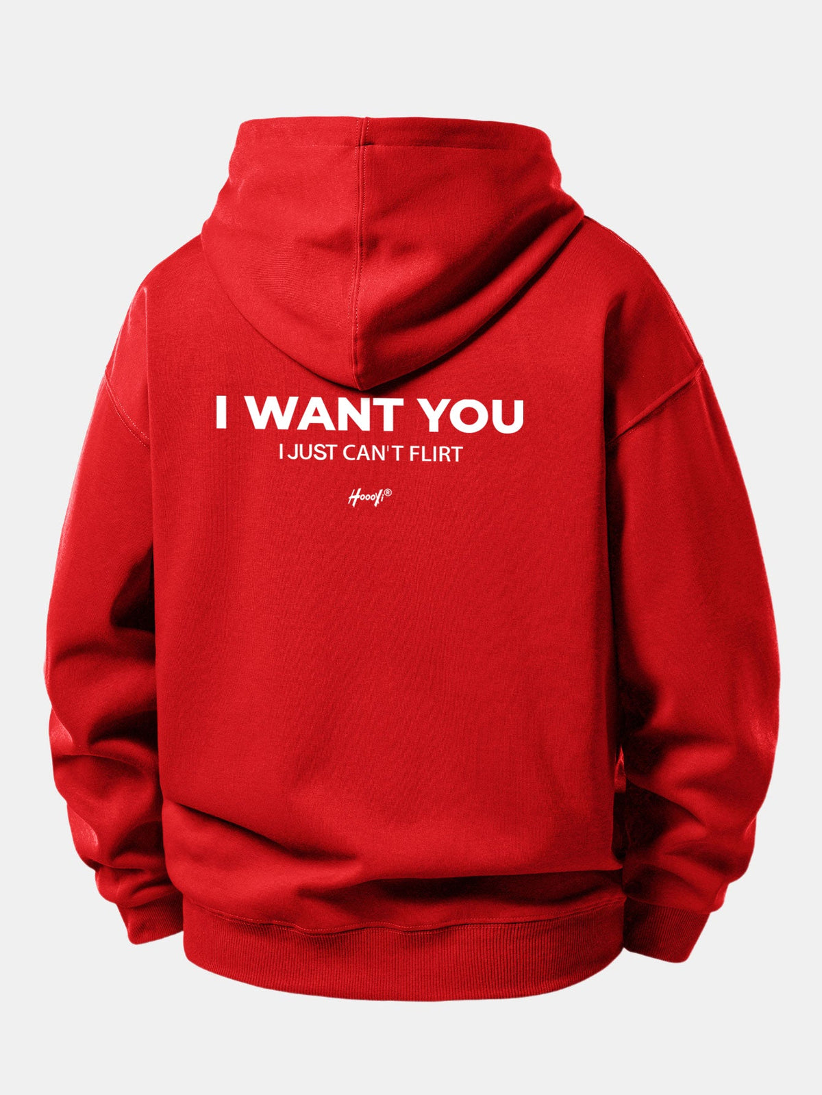 Moletom com capuz e caimento confortável com estampa “I Want You Back”