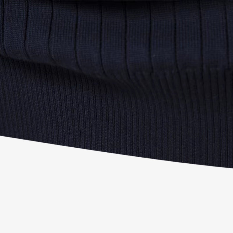 The Cavendish Ribbed Quarter-Zip Jumper
