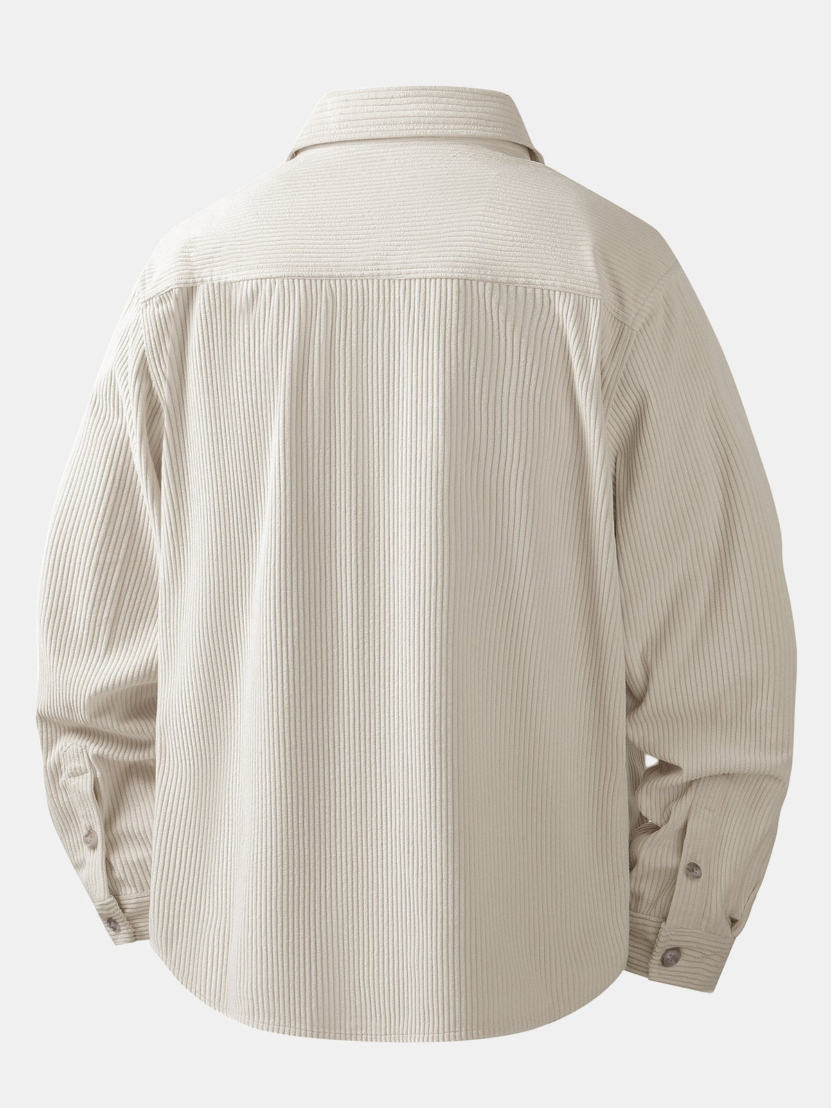 Sobrecamisa de veludo cotelê com dois bolsos no peito