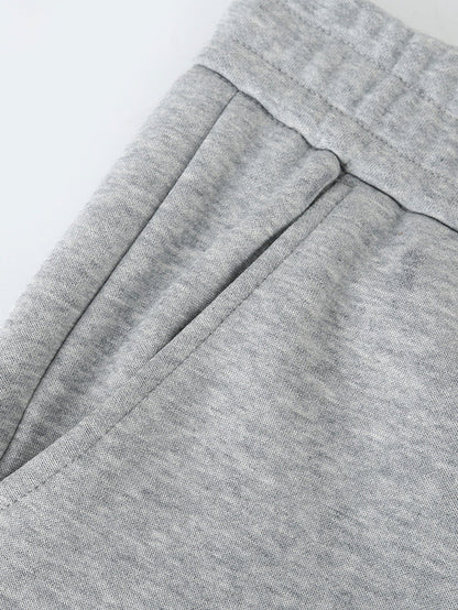 Calça de moletom de perna reta