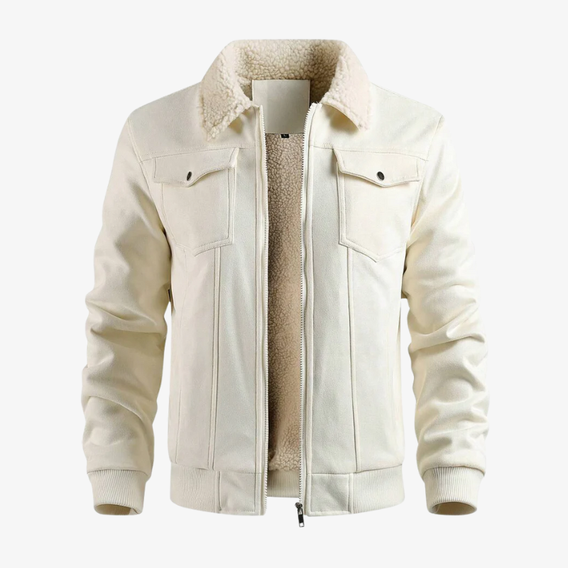 The Duxford Shearling-Collar Aviator