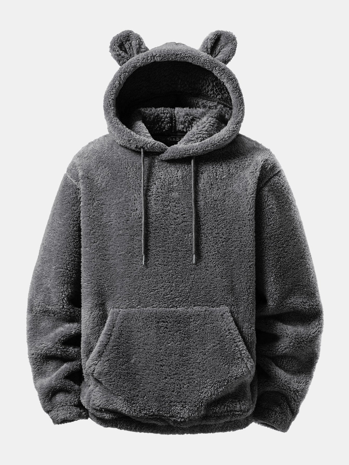 Bear Ear Plush Hoodie