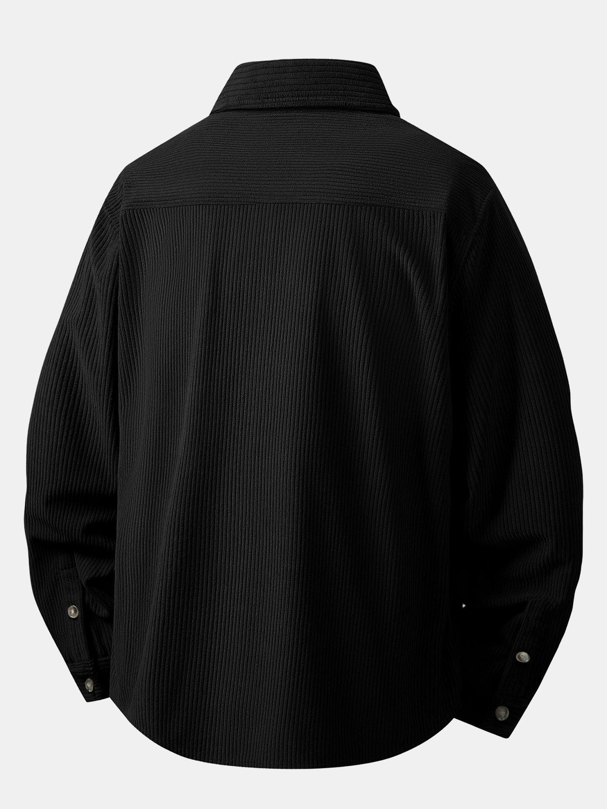 Sobrecamisa de veludo cotelê com dois bolsos no peito