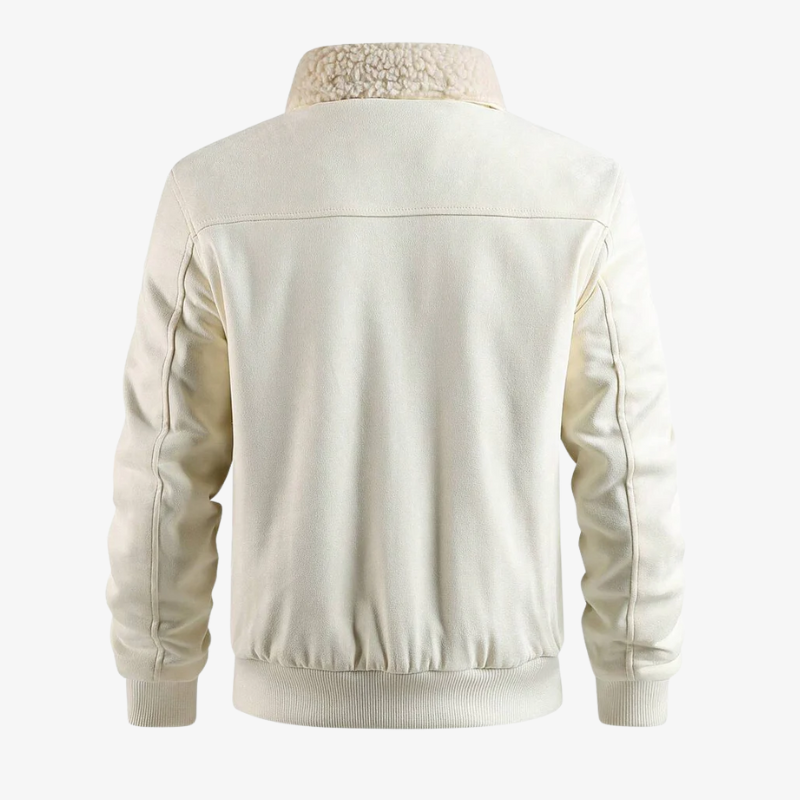 The Duxford Shearling-Collar Aviator