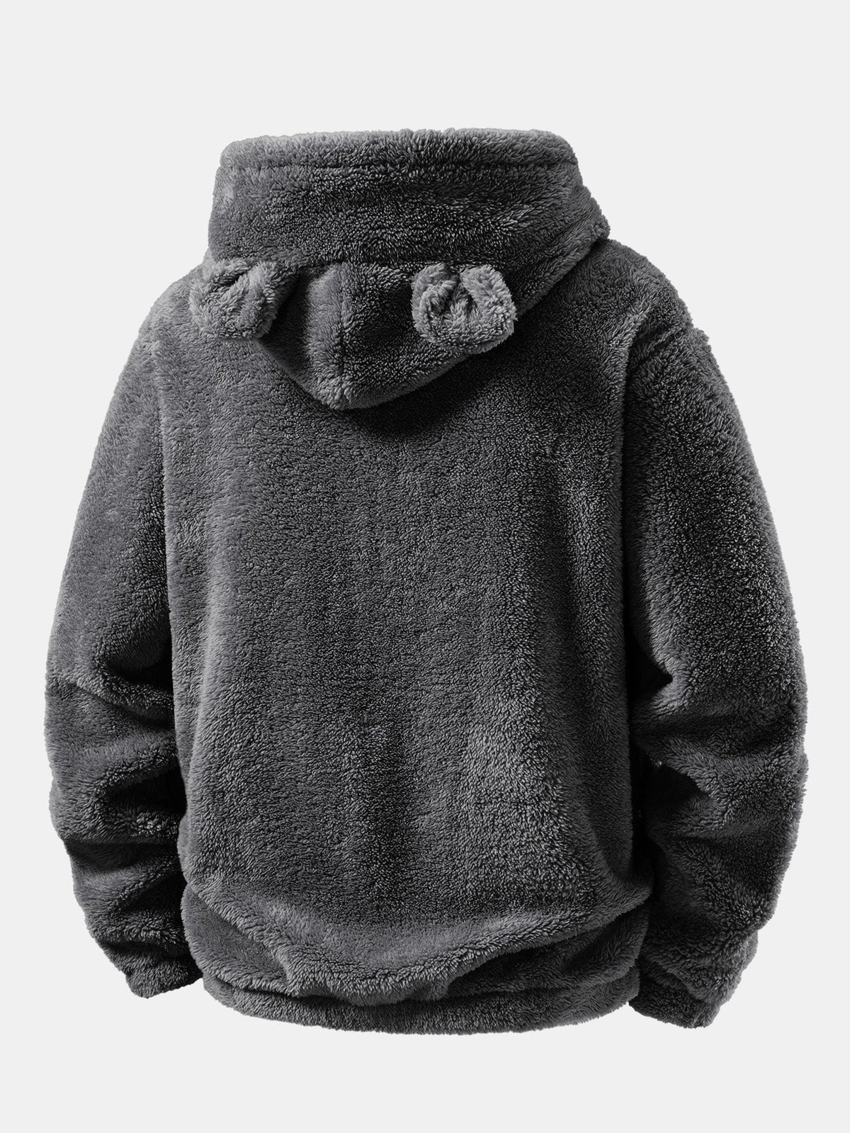 Bear Ear Plush Hoodie