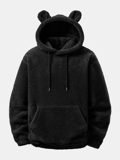 Bear Ear Plush Hoodie