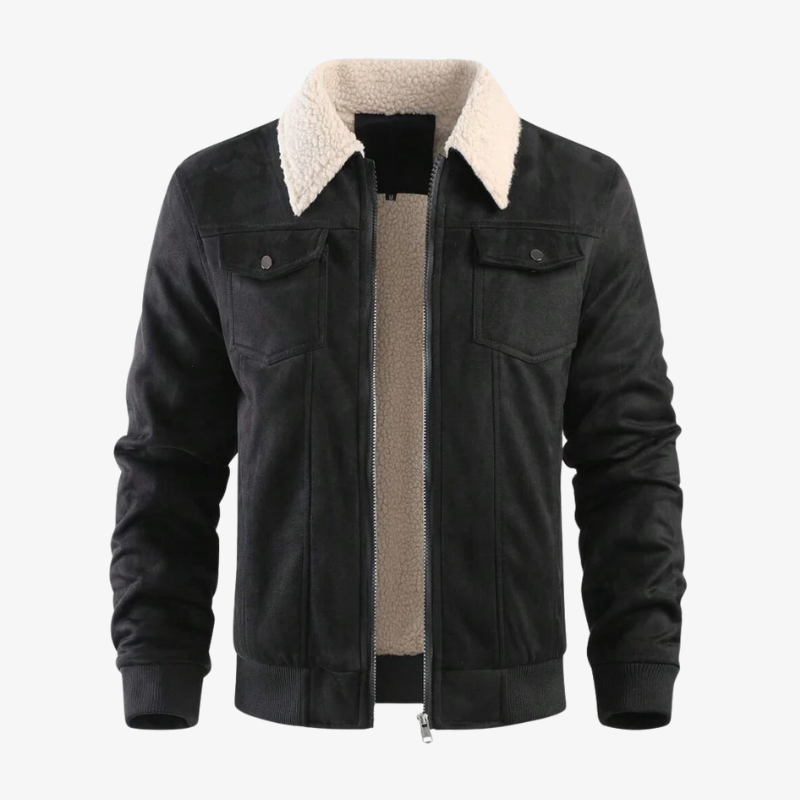 The Duxford Shearling-Collar Aviator