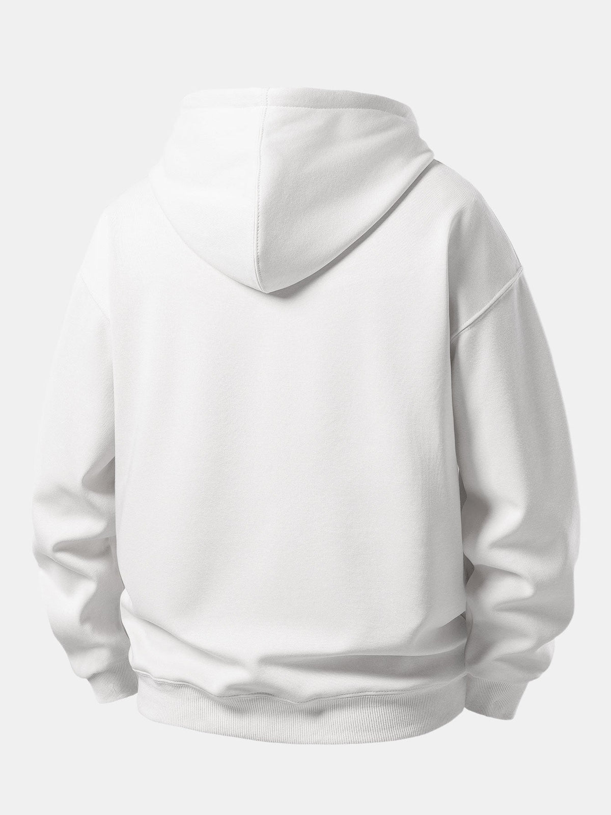 Conjunto de moletom com capuz de caimento confortável e calça de moletom reta