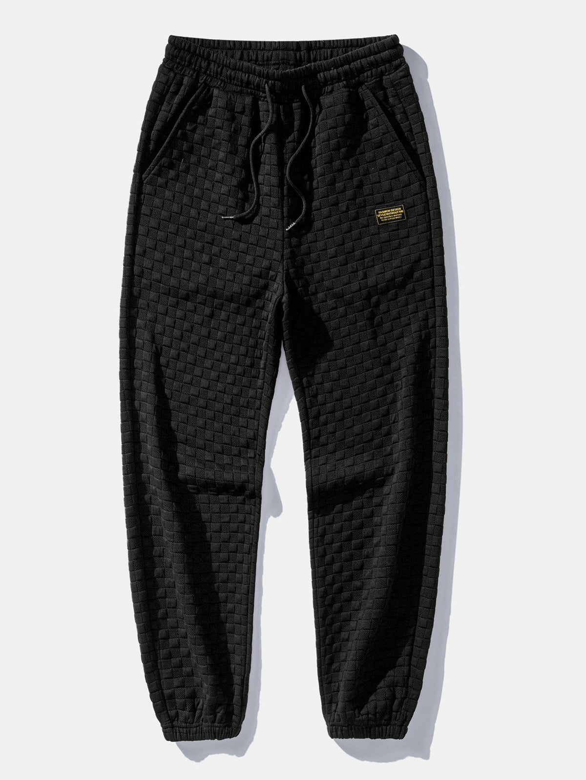 2-in-1 Check Jacquard Sweatshirt & Joggers Set