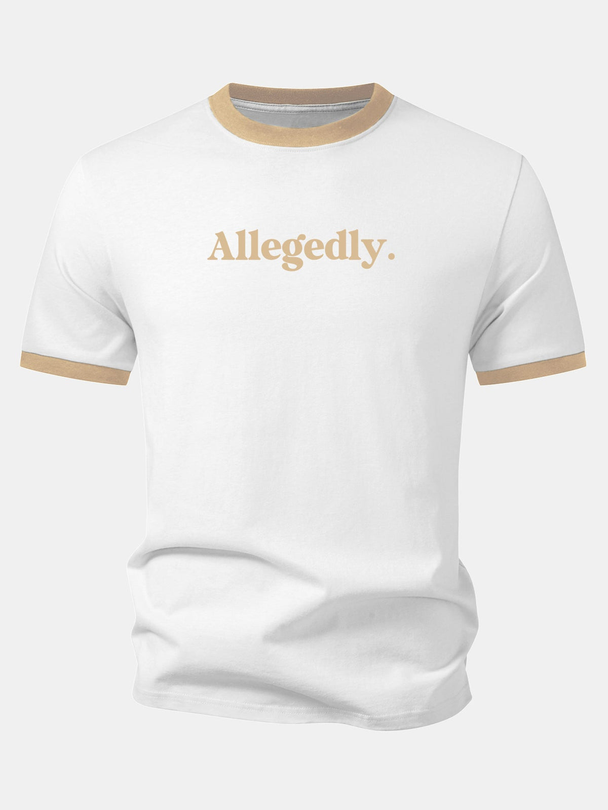 Camiseta com estampa contrastante Allegedly Ringer