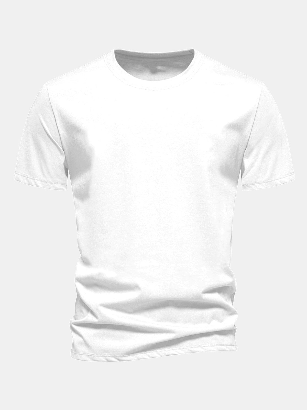Telescope Skeleton Back Print Cotton T-Shirt
