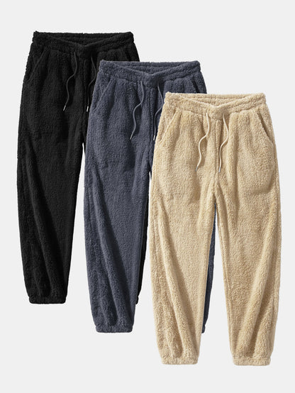 Basic Teddy Joggers (3-Pack)