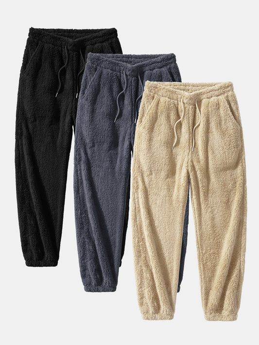 Basic Teddy Joggers (3-Pack)