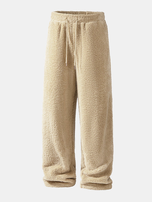 Plush Straight Leg Trousers