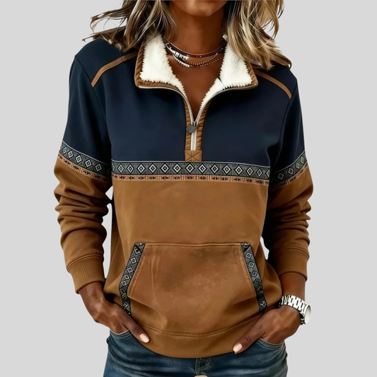 Joanna | Cosy Half-Zip Pullover