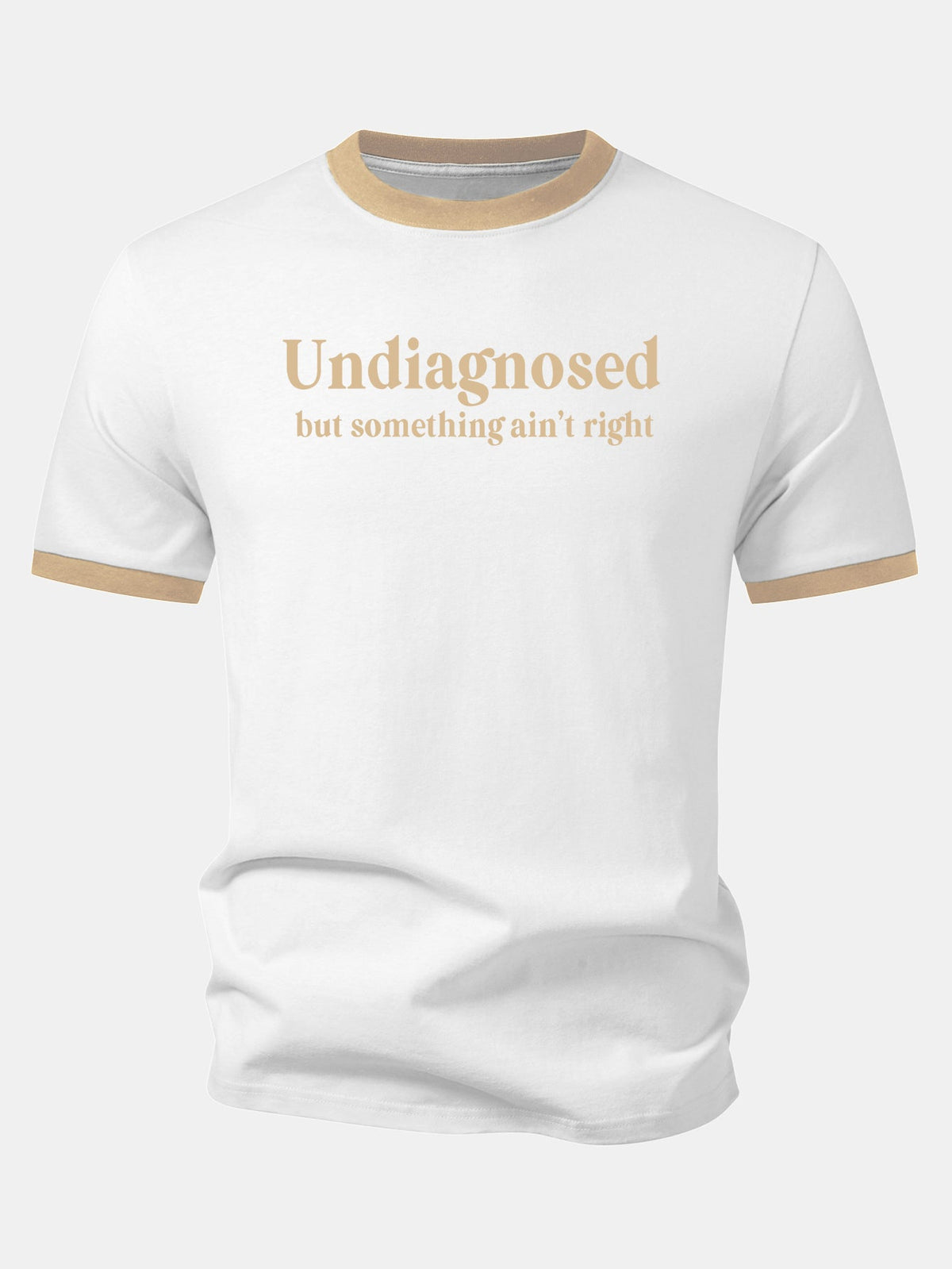 Camiseta Undiagnosed Print Contrast Ringer