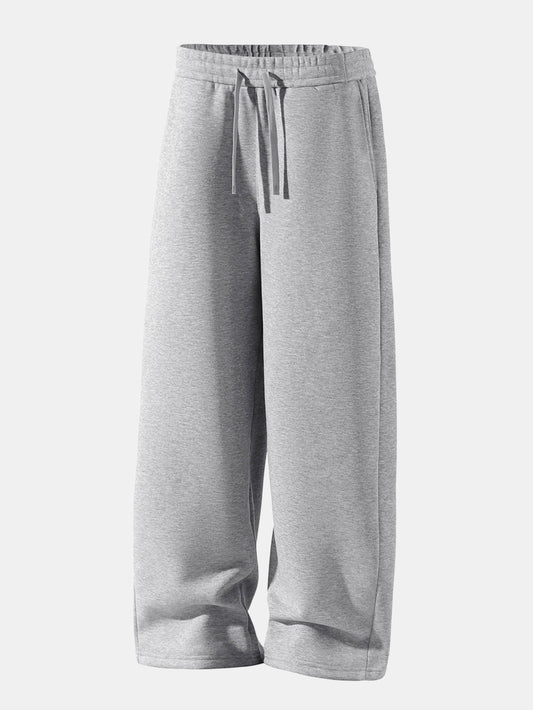 Calça de moletom de perna reta