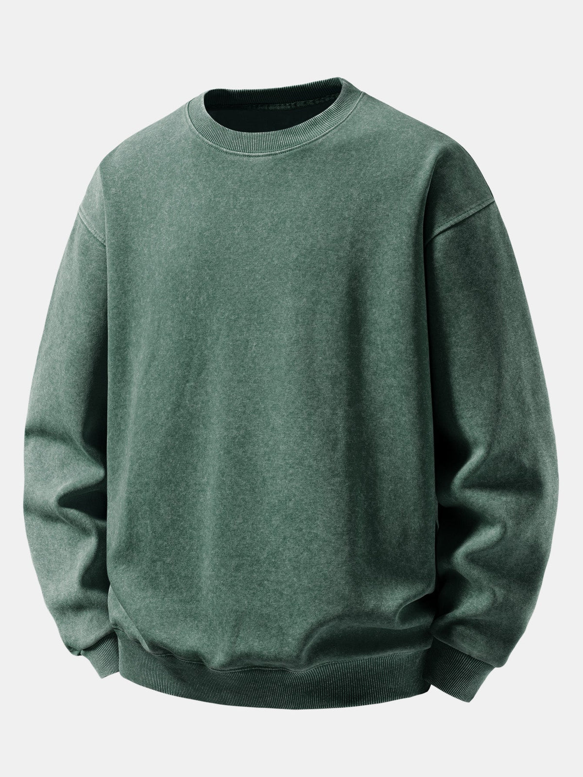 Washed Distressed Relaxed Sweatshirt