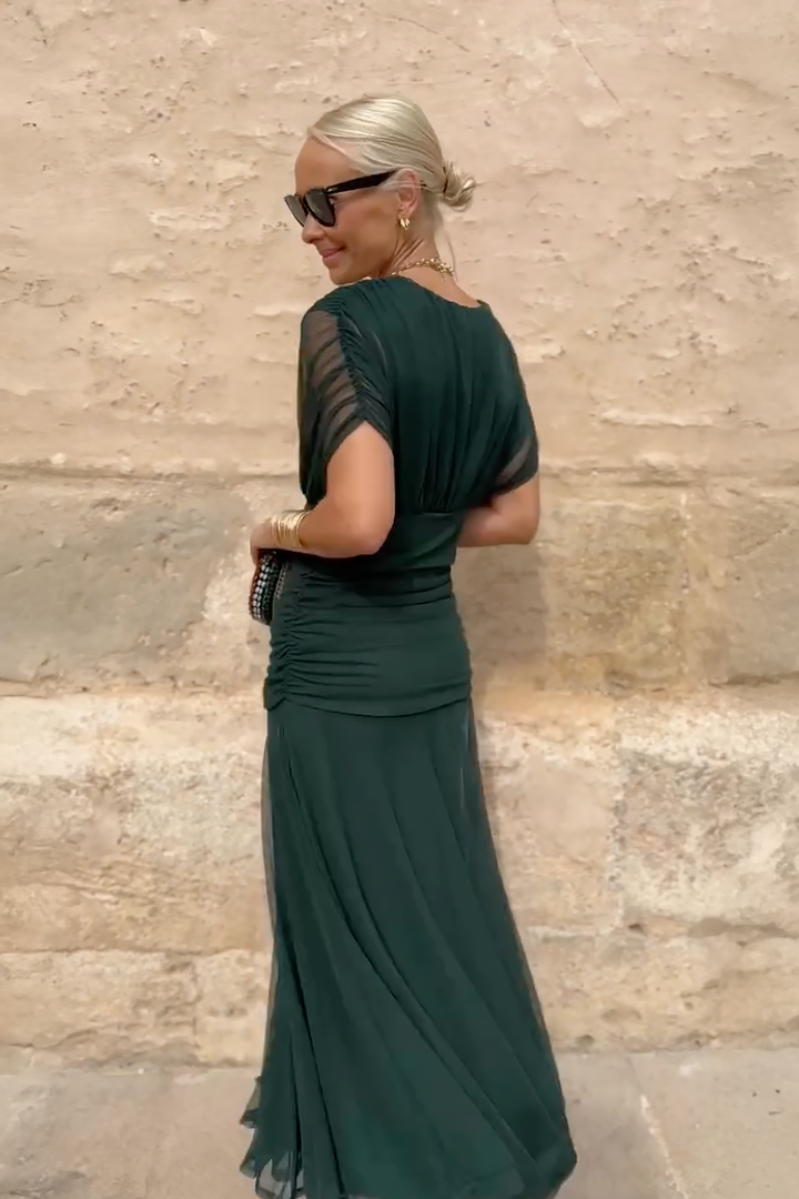 Fenwick Draped Evening Dress