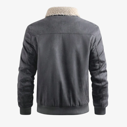 The Duxford Shearling-Collar Aviator