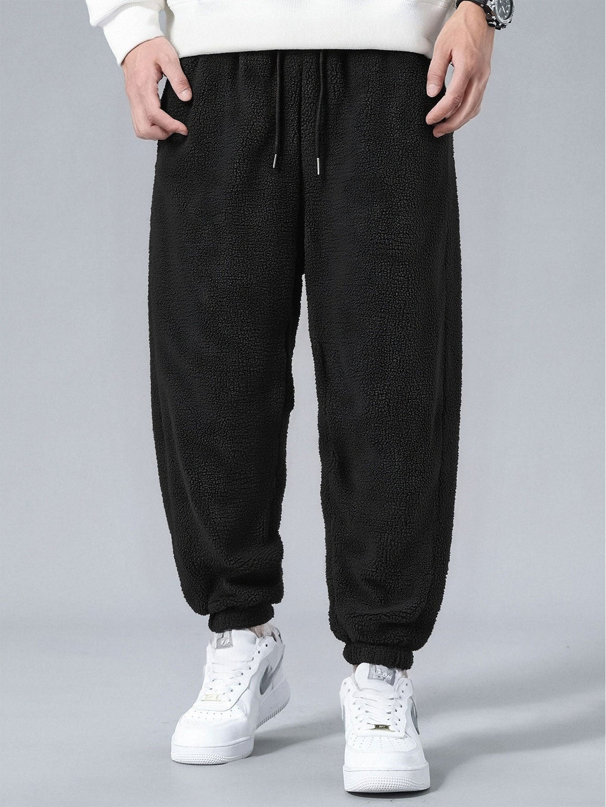 Calça Jogger de Fleece Teddy