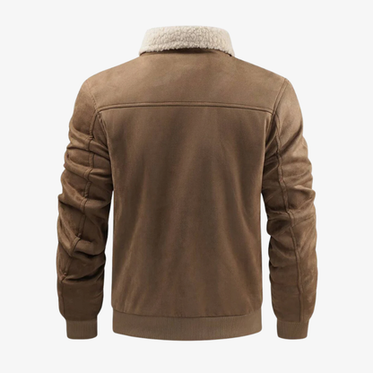 The Duxford Shearling-Collar Aviator