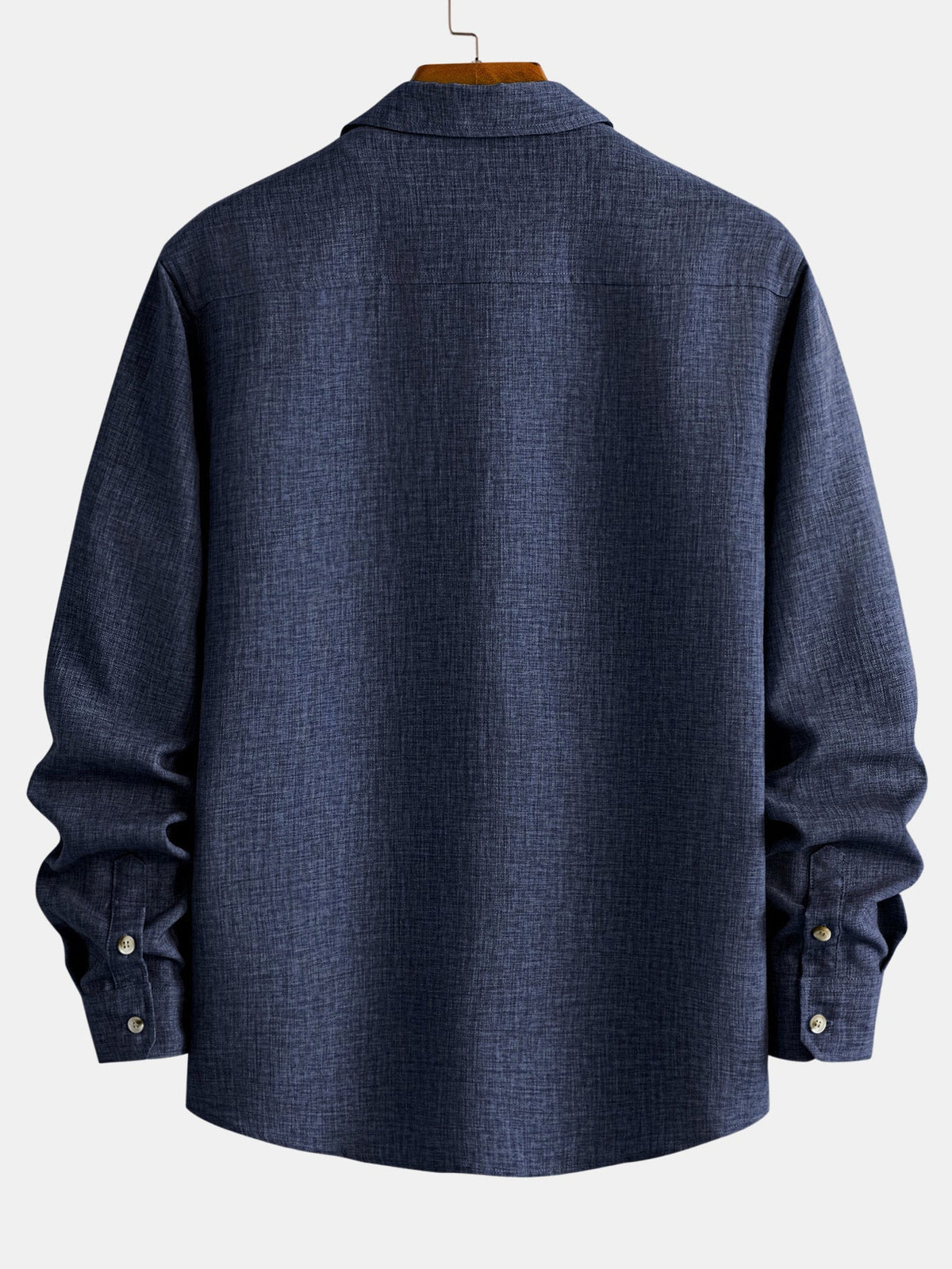 Long Sleeve Button-Up Linen Shirt